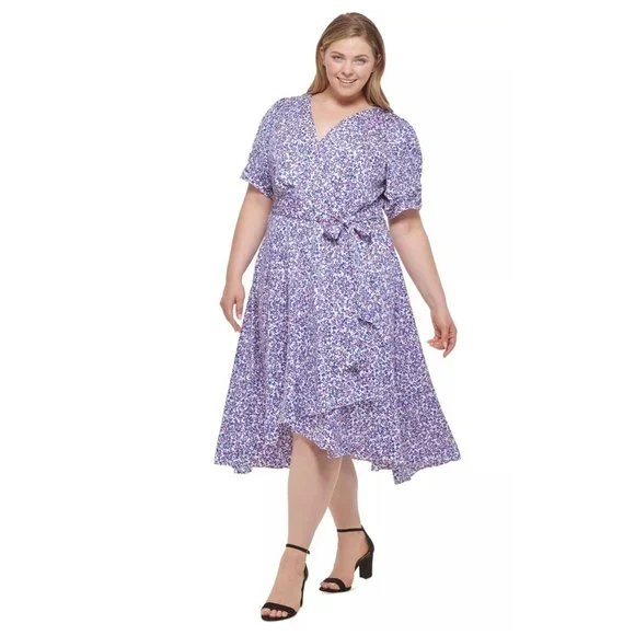 indian print midi dress Green Floral Printed Midi Gathered Dress online in USA | Easy Returns